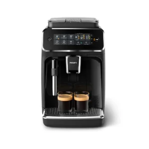 Philips 3300 LatteGo Super Automatic Espresso, Cappuccino, & Latte Macchiato Machine with SilentBrew EP3341/50 (Glossy Black)